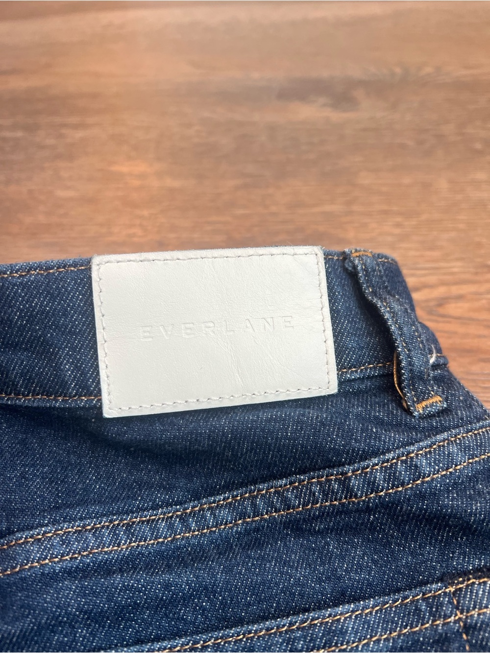 Everlane The Way-High Jean Dark Wash Straight Leg Size 26 Regular Casual Work - Picture 6 of 10